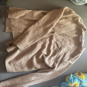 Tan cardigan size s